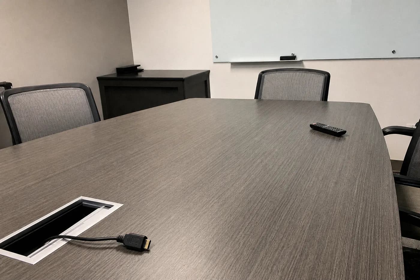 Same meeting room after cleaning